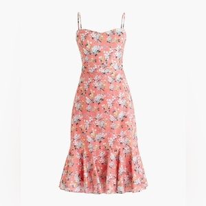 NWT J Crew Ruffle-Hem Midi Dress in Liberty® Josephine Floral